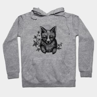 Fox drawing Hoodie